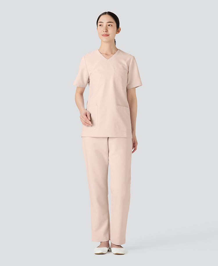 ジェラート ピケ&クラシコ:スクラブテーパードパンツ/