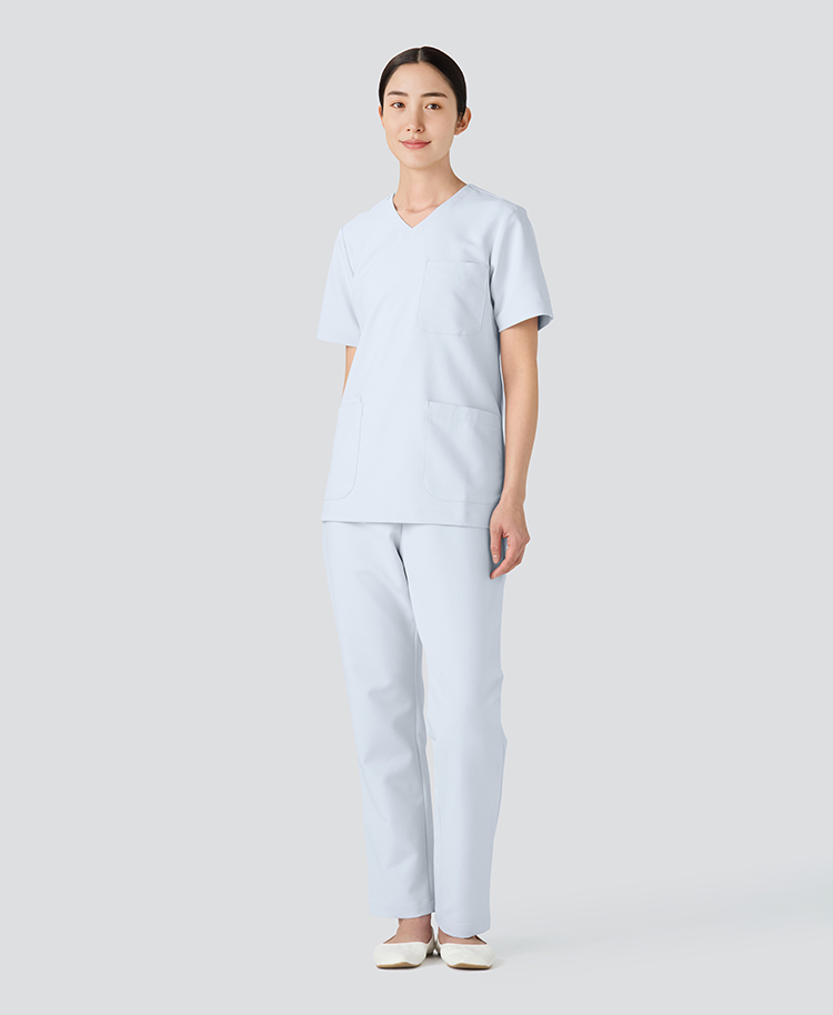 ジェラート ピケ&クラシコ:スクラブテーパードパンツ/