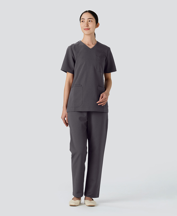 ジェラート ピケ&クラシコ:スクラブテーパードパンツ/