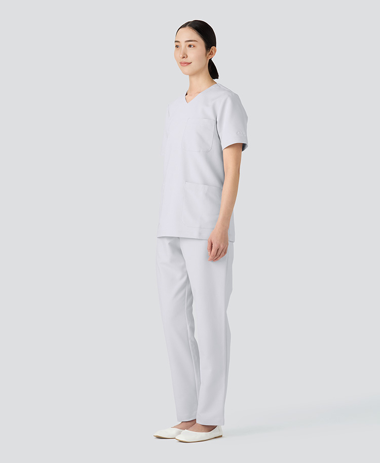 ジェラート ピケ&クラシコ:スクラブテーパードパンツ/