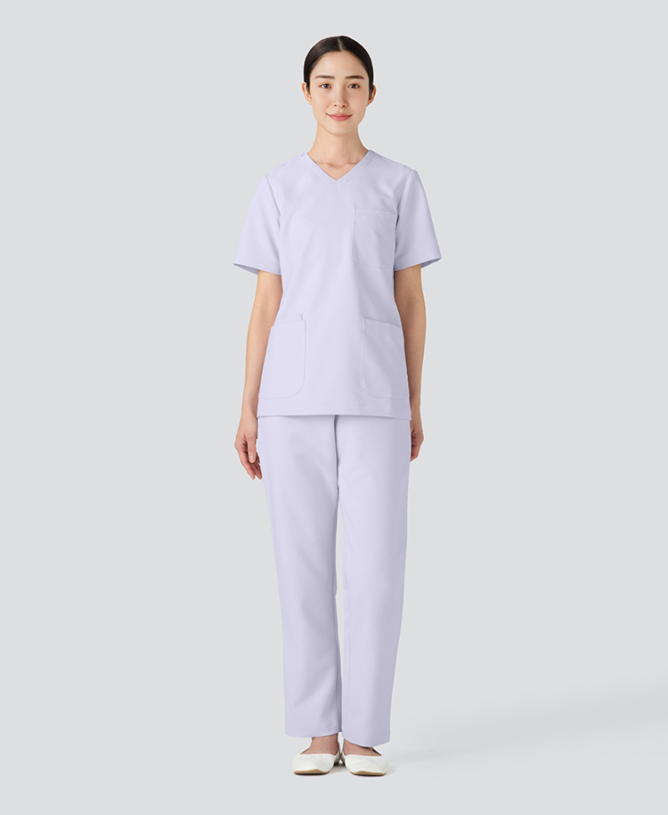 ジェラート ピケ&クラシコ:スクラブテーパードパンツ/