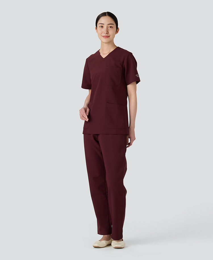 ジェラート ピケ&クラシコ:スクラブテーパードパンツ/