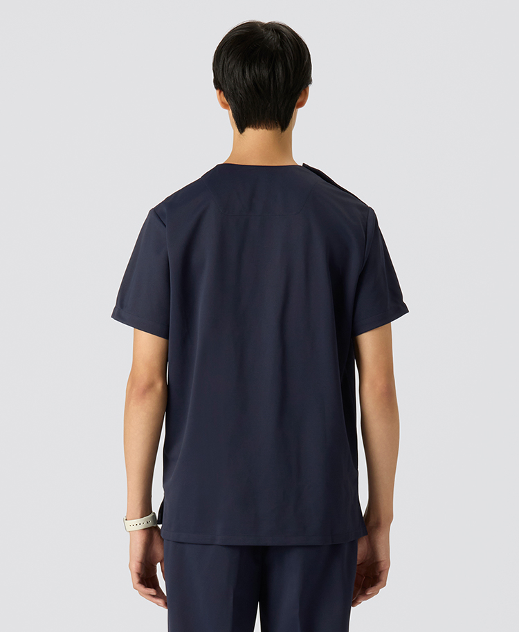 メンズ:スクラブトップス・クールテック