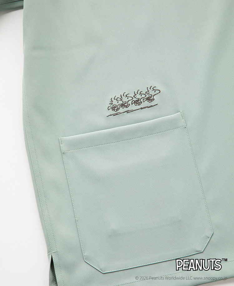 Scrub Canvas Club:PEANUTSスクラブトップス(男女兼用)