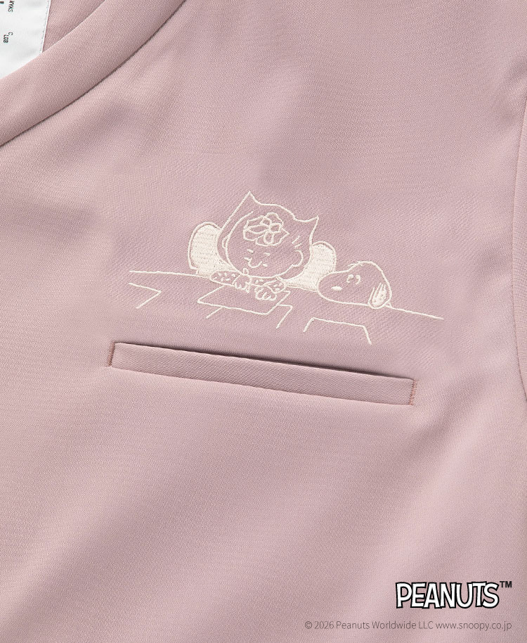 Scrub Canvas Club:PEANUTSスクラブトップス(男女兼用)