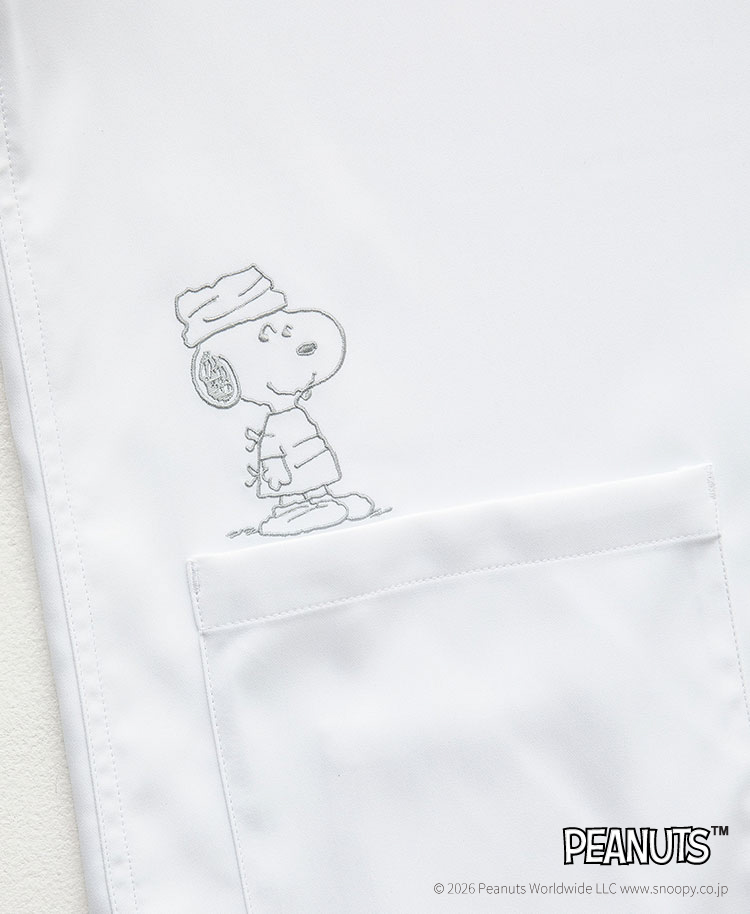 Scrub Canvas Club:PEANUTSスクラブトップス(男女兼用)