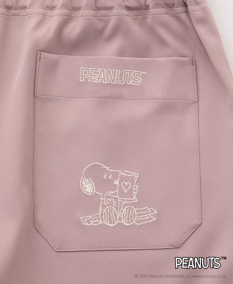 Scrub Canvas Club:PEANUTSスクラブパンツ(男女兼用)