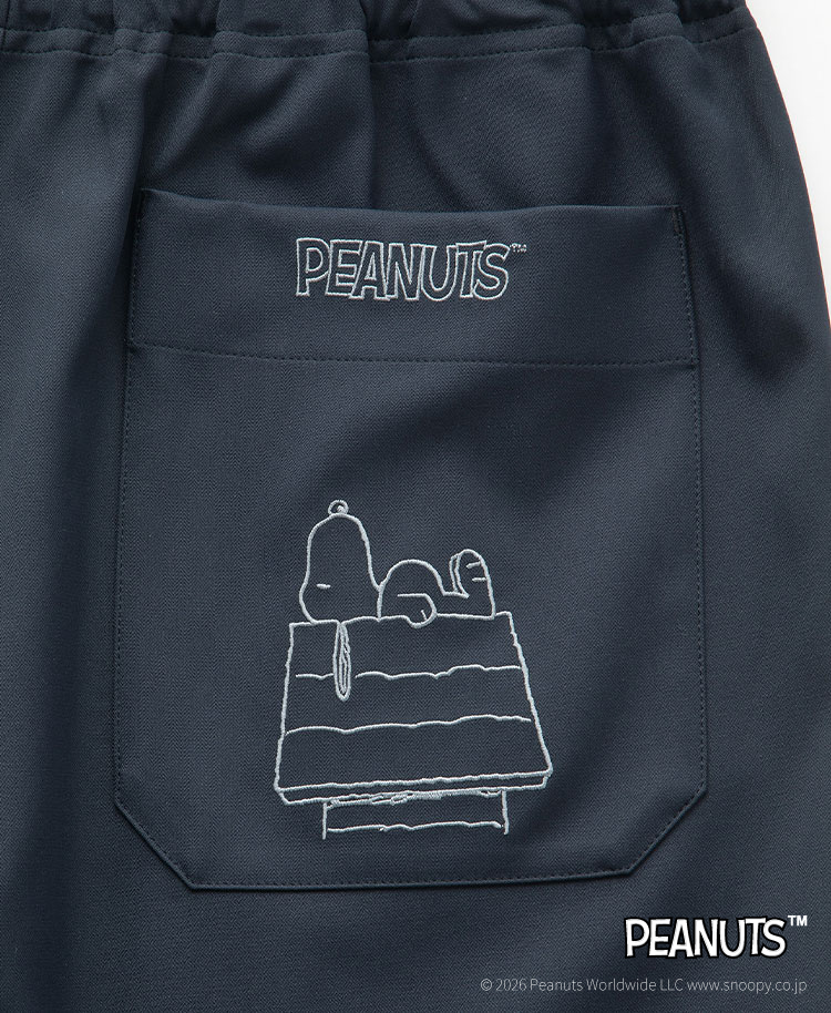 Scrub Canvas Club:PEANUTSスクラブパンツ(男女兼用)