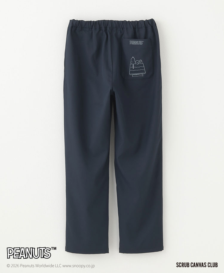 Scrub Canvas Club:PEANUTSスクラブパンツ(男女兼用)/