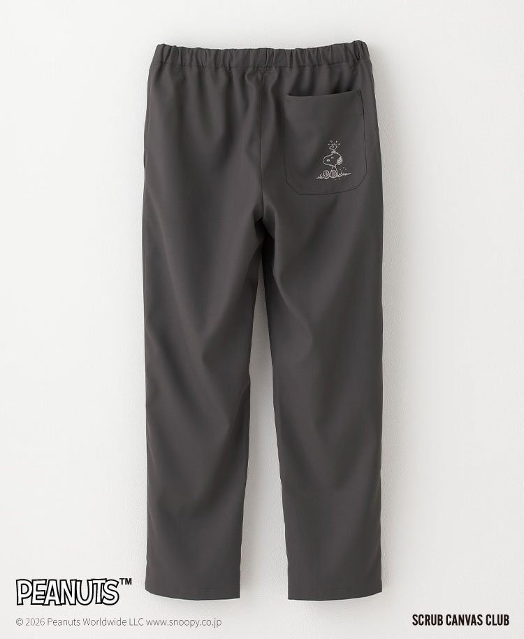 Scrub Canvas Club:PEANUTSスクラブパンツ(男女兼用)/