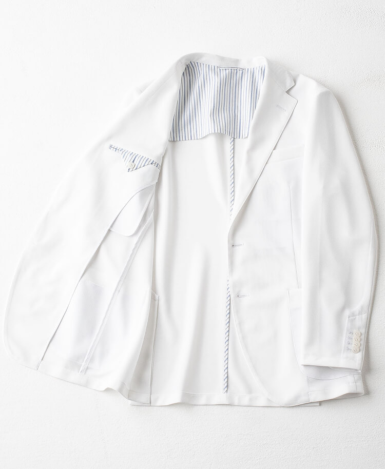 メンズ白衣:テーラードジャケット・クールテック(2021年モデル)