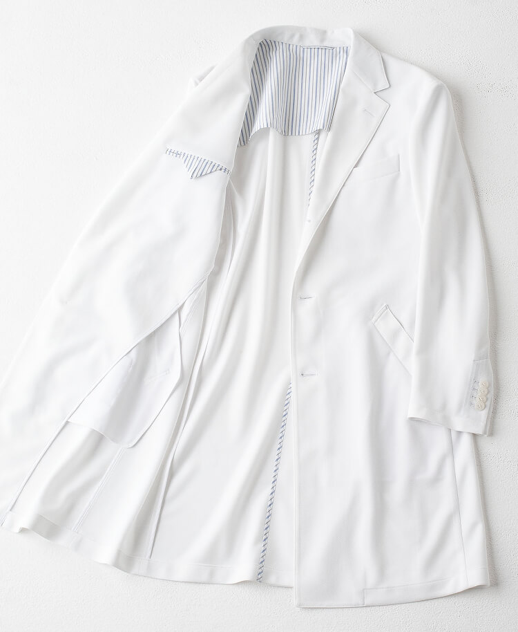 メンズ白衣:クラシコテーラー・クールテック(2021年モデル)