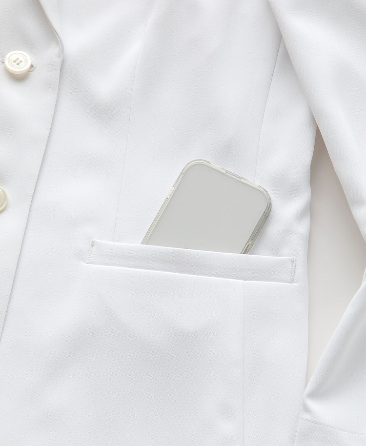 レディース白衣:PACKレギュラーフィットテーラードコート