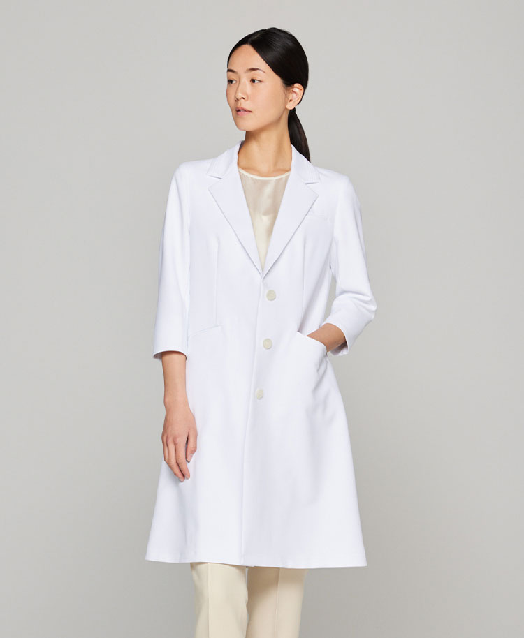 レディース白衣:梨花×otonaMUSE×Classico・ドクターコート