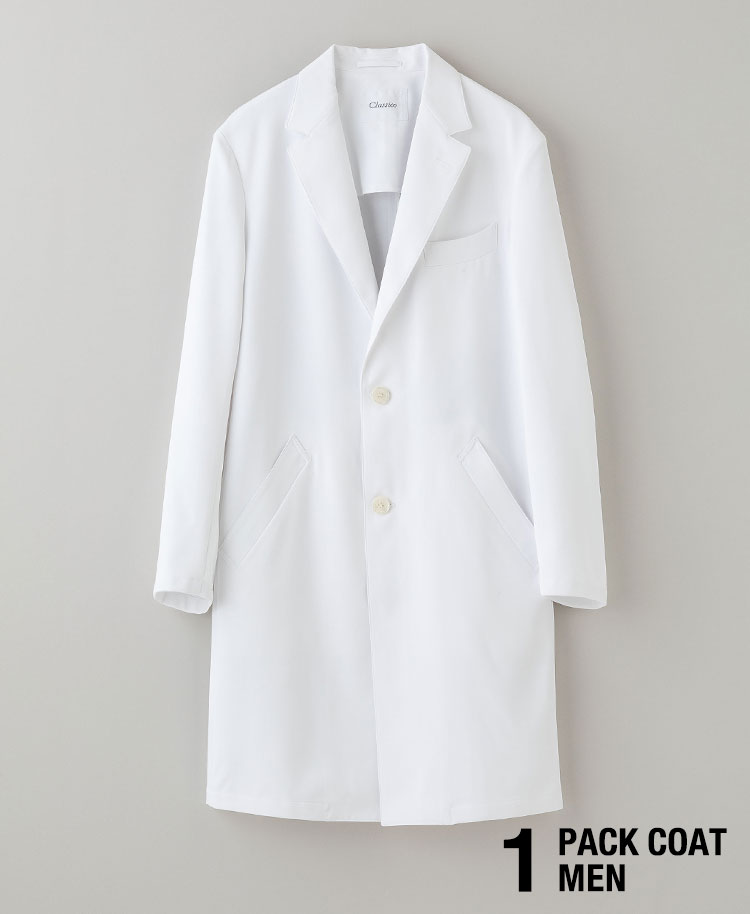 メンズ白衣:PACKテーラードコート/