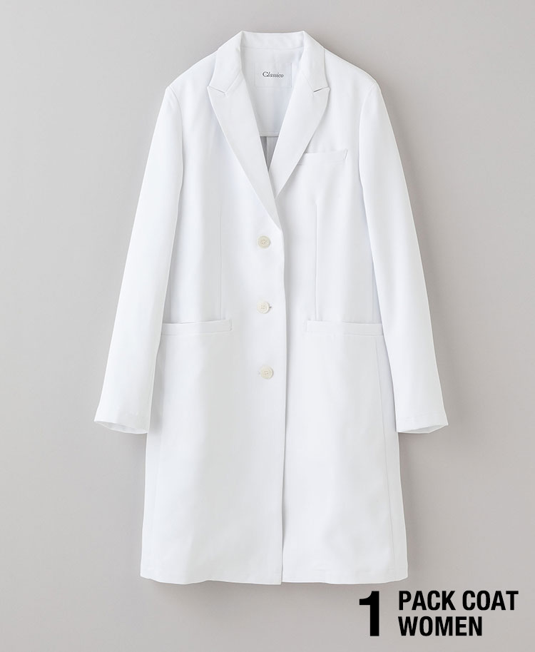 レディース白衣:PACKテーラードコート