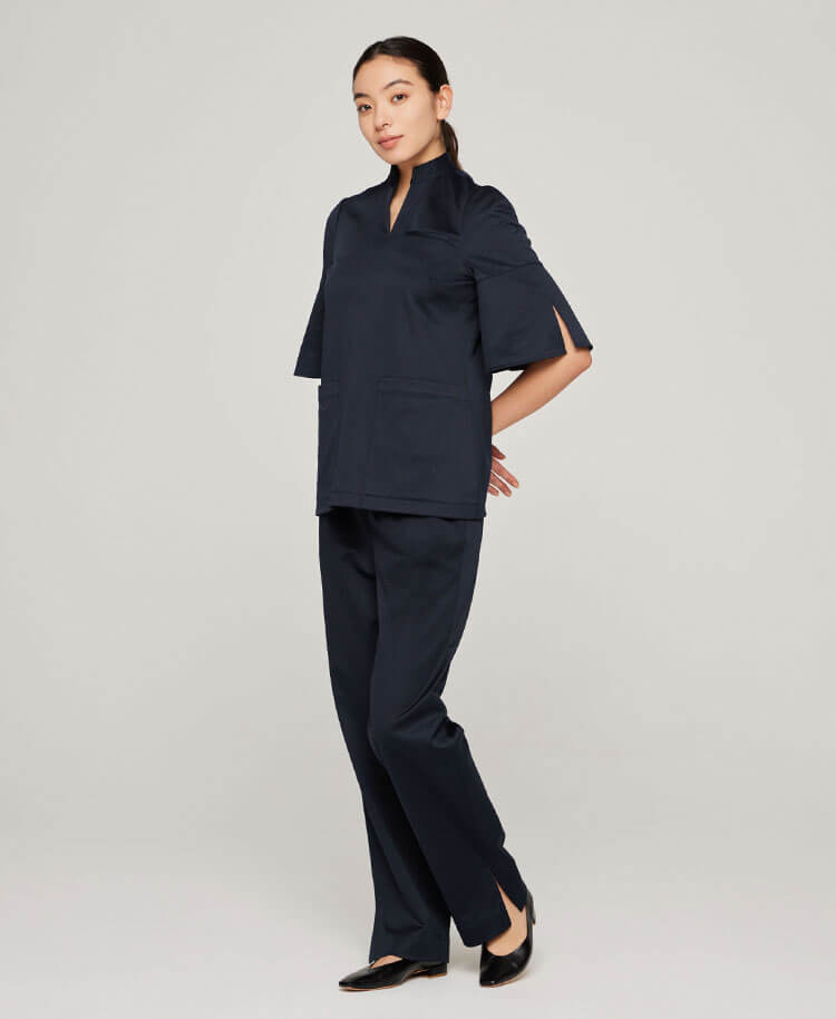 クラシコ白衣 Lautashi×Classico ライトドクターコート Mサイズ  