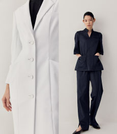 【新商品】鈴木えみさんが手がける「Lautashi Design」とのコラボ白衣・スクラブ発売