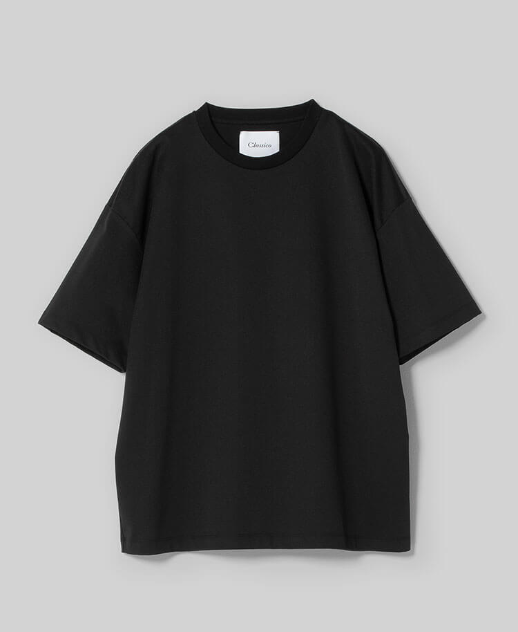 マイウェア:LUXE・Short Sleeveオーバーサイズ Tシャツ ブラック