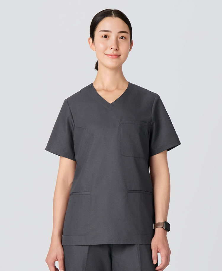 レディース:デオスクラブトップス チャコールグレー