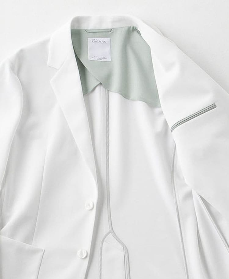 メンズ白衣:テーラードジャケットクールテックプルーフ