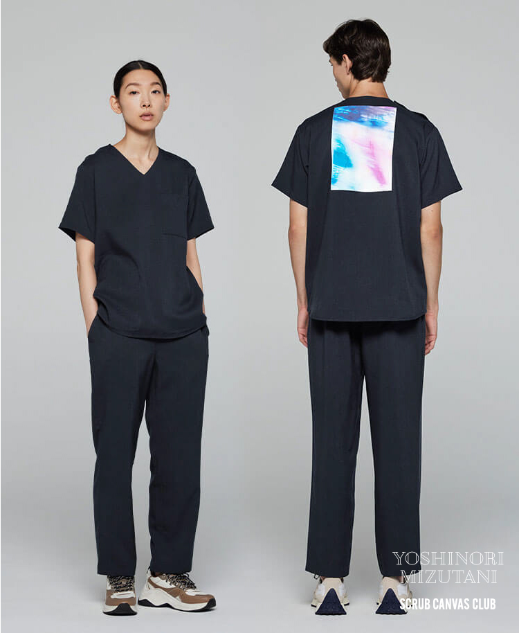Scrub Canvas Club:Yoshinori Mizutaniスクラブパンツ(男女兼用)/