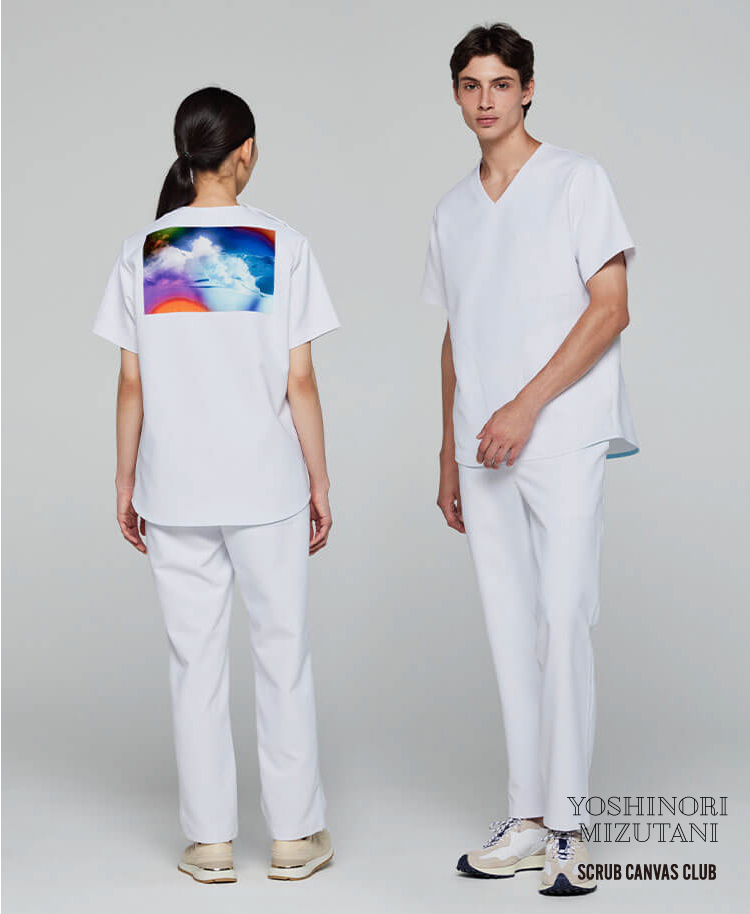 Scrub Canvas Club:Yoshinori Mizutaniスクラブパンツ(男女兼用)/