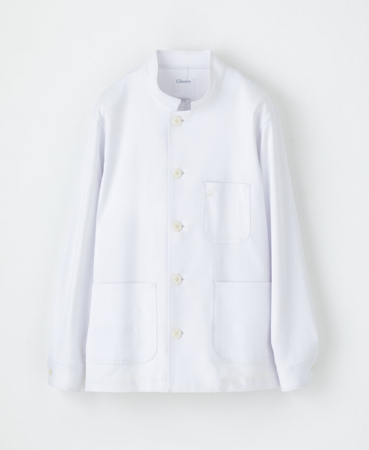メンズ白衣:ハイツイストコットンケーシージャケット | 白