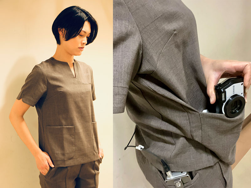 軽やかで洗練されたレディーススクラブTROを形成外科の医師が試着してみました【着用レビュー】