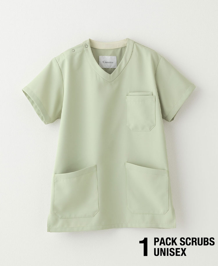 PACKスクラブトップス(男女兼用)