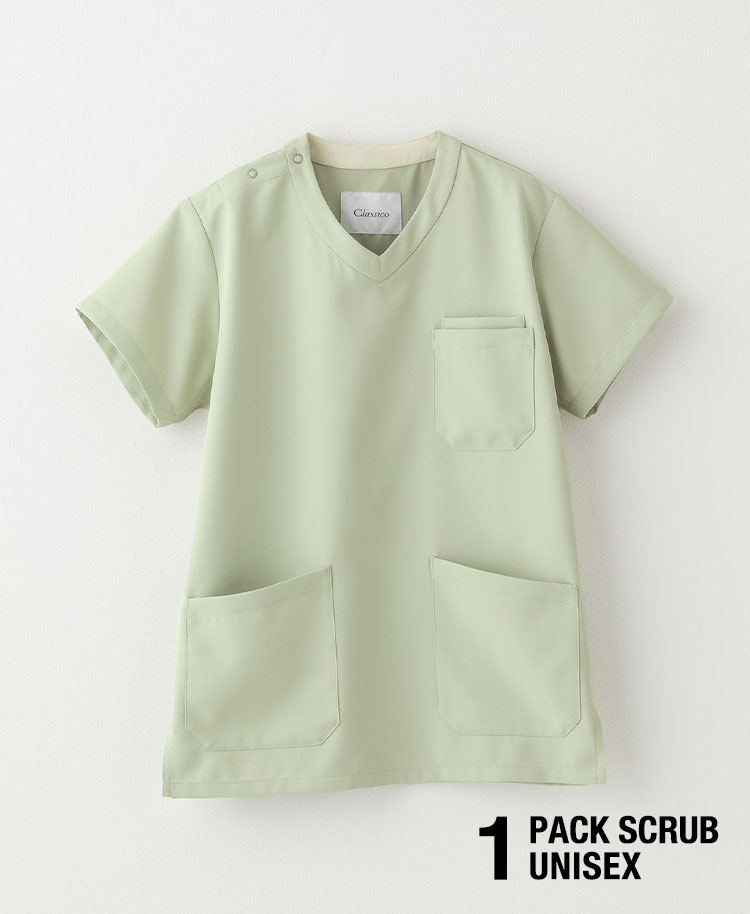 PACKスクラブトップス(男女兼用)