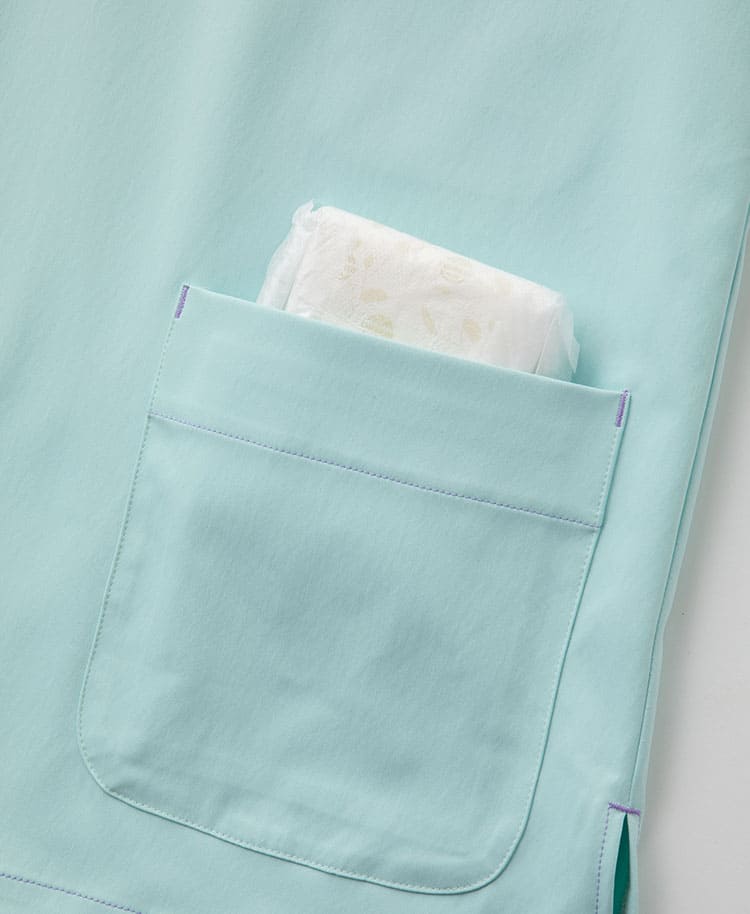 Scrub Canvas Club:Nice to meet me!スクラブトップス
