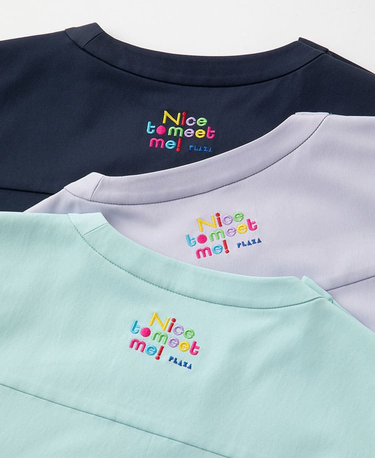 Scrub Canvas Club:Nice to meet me!スクラブトップス