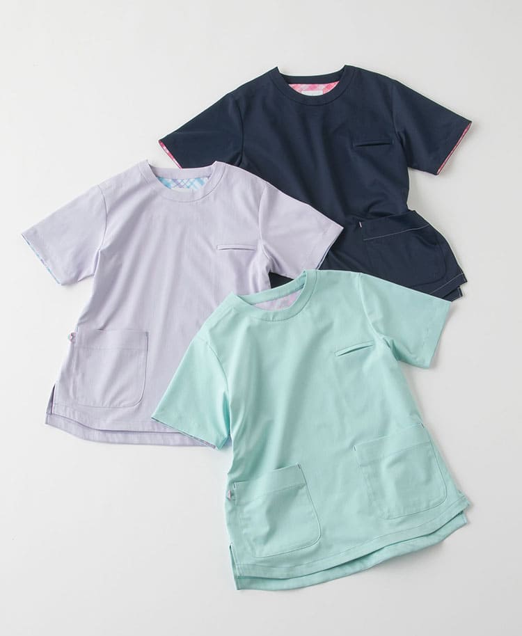 Scrub Canvas Club:Nice to meet me!スクラブトップス