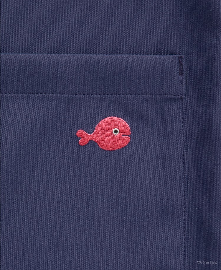 Scrub Canvas Club:きんぎょがにげたスクラブトップス(男女兼用)