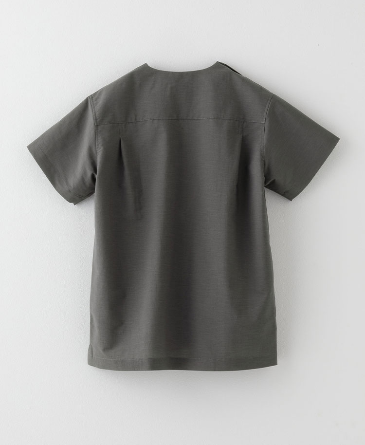 ユニセックス:スクラブトップス・AIR LINEN LIKE(男女兼用)
