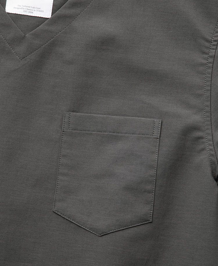 ユニセックス:スクラブトップス・AIR LINEN LIKE(男女兼用)