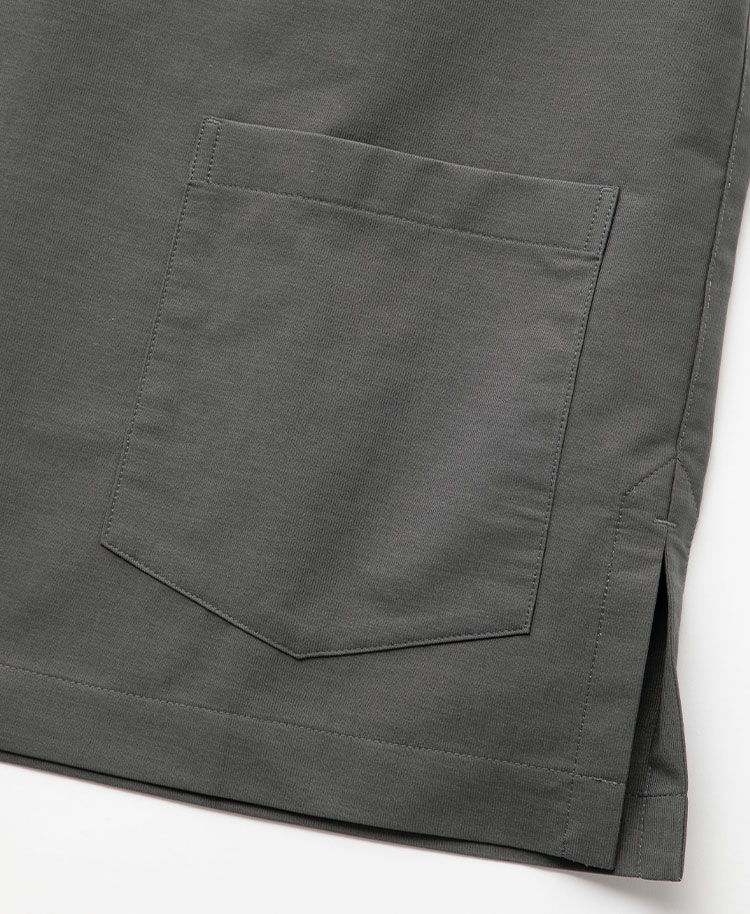 ユニセックス:スクラブトップス・AIR LINEN LIKE(男女兼用)
