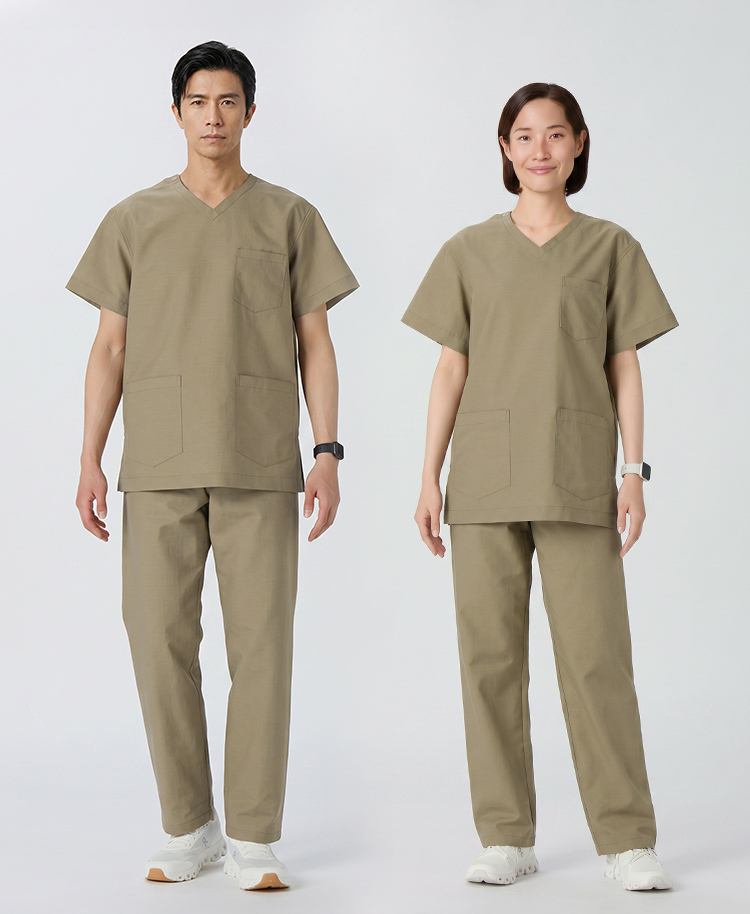 ユニセックス:スクラブパンツ・AIR LINEN LIKE(男女兼用)/