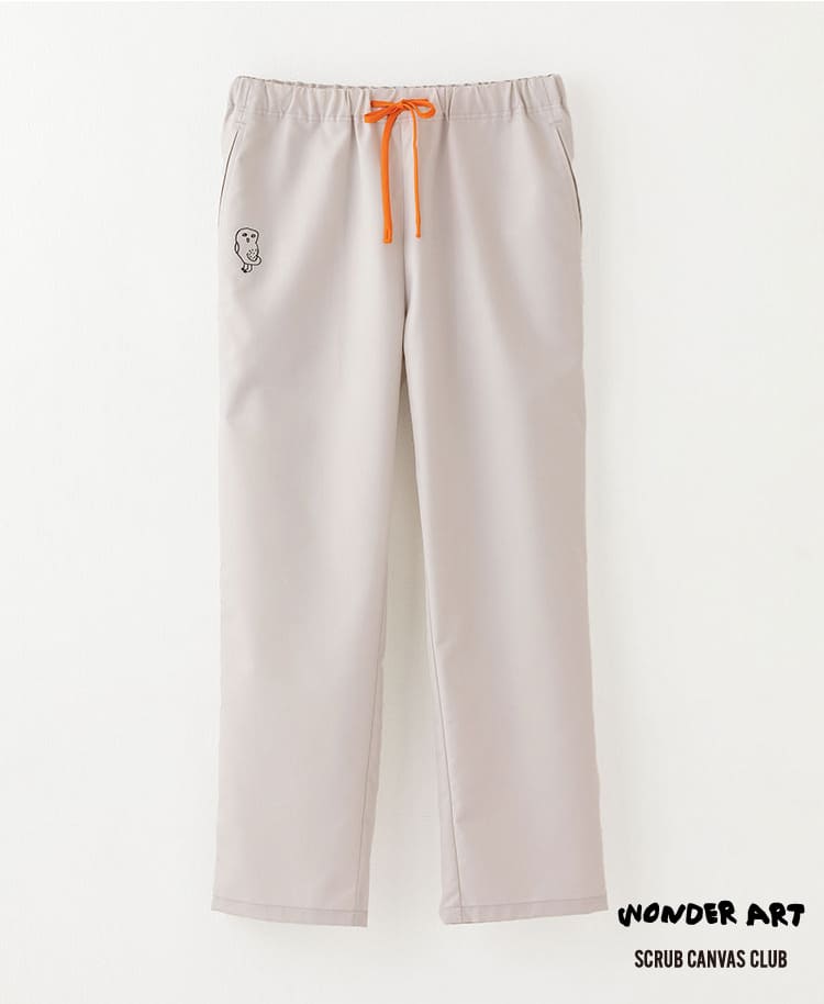 Scrub Canvas Club:WONDER ARTスクラブパンツ(ZOO)(男女兼用