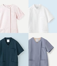 【フロントオープン特集】着脱のしやすさで夏場に選ばれるストレスフリーなスクラブ