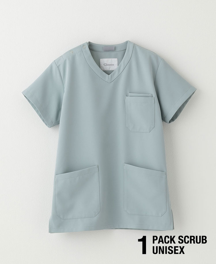 PACKスクラブトップス(男女兼用)
