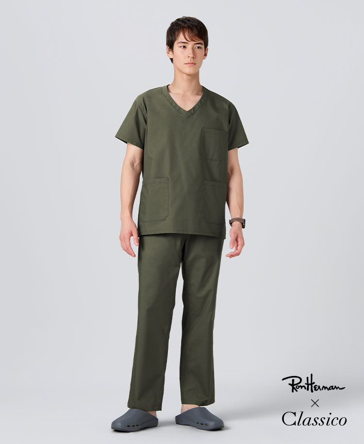 メンズ:Ron Herman スクラブパンツ