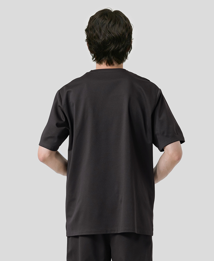 ユニセックス:THREEスクラブトップス・DECO