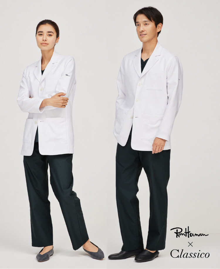 Ron Herman ジャケット(男女兼用白衣・2023年モデル) | おしゃれ白衣の  