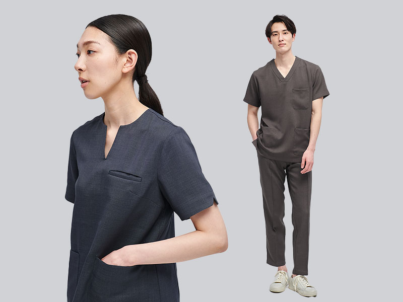 医療スクラブは普段着にも活躍!おしゃれな着こなし方と部屋着や子育て中の私服にもなるコーディネート紹介