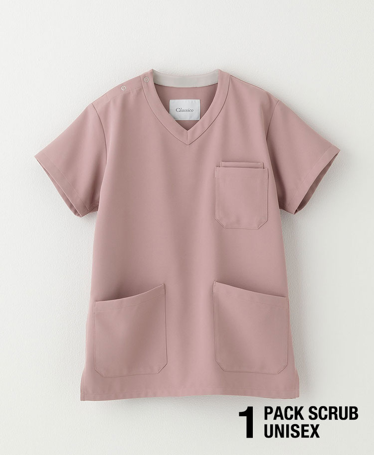 PACKスクラブトップス(男女兼用)