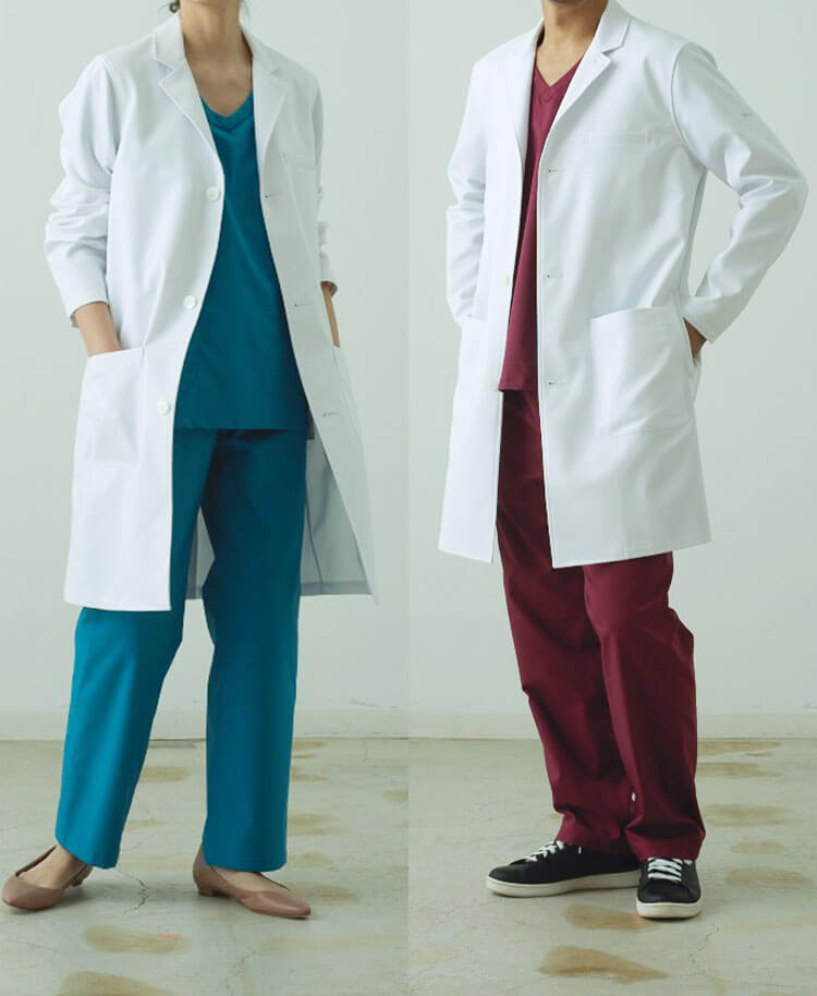 Ron Herman ドクターコート 男女兼用白衣 年モデル おしゃれ白衣のクラシコ公式通販