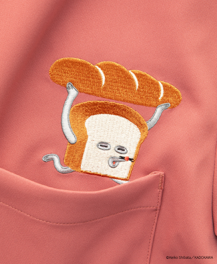 Scrub Canvas Club:パンどろぼうスクラブトップス(男女兼用)