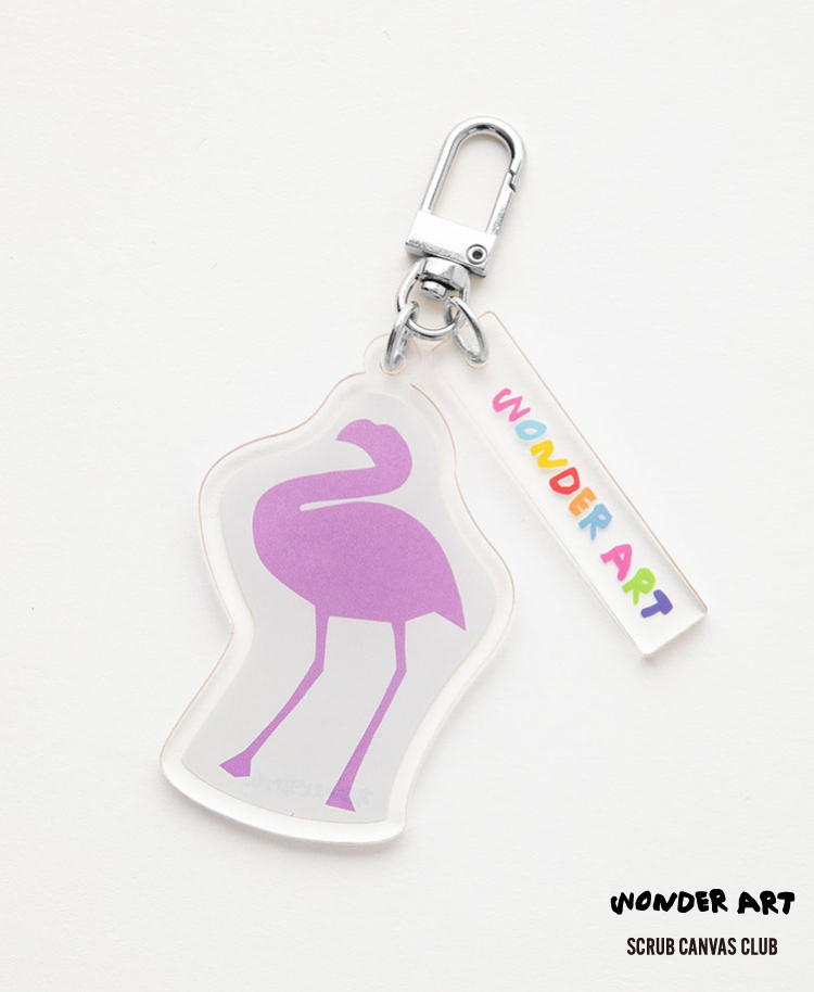 Scrub Canvas Club:WONDER ART 旭山動物園キーホルダー/